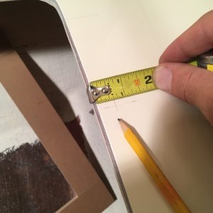 023  measuring for all the holes was tedious