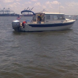 Media 'Delfia anchored in Norfolk Harbor 6-1-13' in album 'No boating tomorrow...'