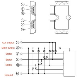 Yamaha F150 Regulator/Rectifier