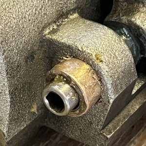 Brake Caliper with Bronze slider pin bushings
