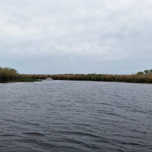 Anchored in Woodruff Creek