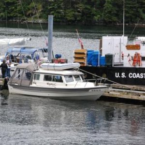 Sharing the dock with the United States Coast Guard