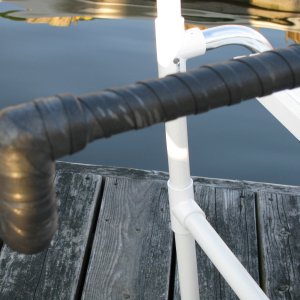 Boarding Ladder -- EPDM rubber wrap prevents slippage and protects the gelcoat