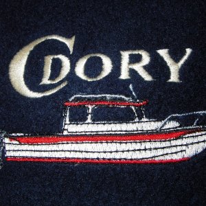 C-Dory Logo, Our Colors, close. And our size.