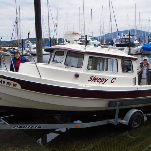 SleepyC family crew ready to launch at John Wayne marina.