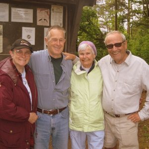 Ruth, Joe, El and Bill at Sucia 6-10-07