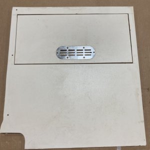05 I very carefully cut out the drawer face (that vent was there already)
