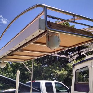 Rear shelf holds a lot of stuff