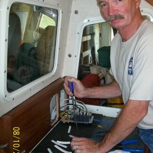 Installing the 110 panel and harness