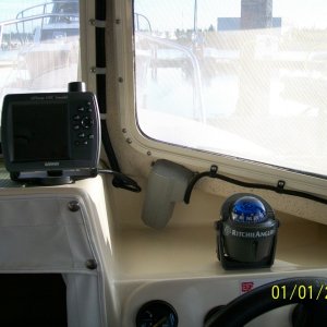 GPS (Garmin 178C) and compass