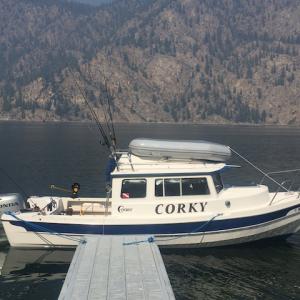 Dinghy Tied on Top