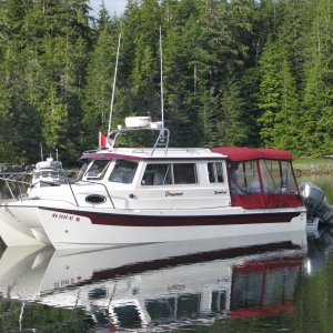 Dreamer at Mound Island anchorage