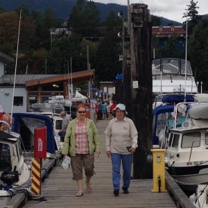 Carolyn and pal Ruth at Ladysmith