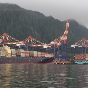 Prince Rupert - Departing Southbound Container Port