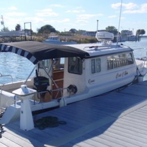 Cockpit canvas - Tillman Island, Eastern Shore,
Chesapeake Bay