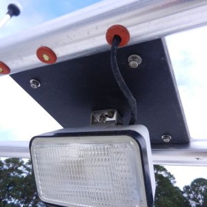 I drilled lots of holes, put in grommets, and rand strings for what I didn't want to hook up yet.