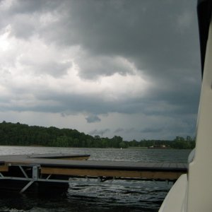 Storm clouds moving in