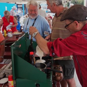 Blake and the hundred-year-old waffle iron