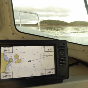 Approaching my destination, James Island