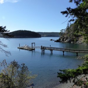 Finally all the others have left and now the only boat on the island Sunday afternoon October 9th.