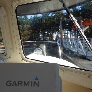 Just sitting at the dock on Monday morning, enjoying the view, no hurry to get home.