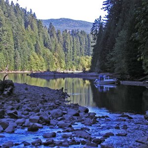 Early morning ? one of the inlets