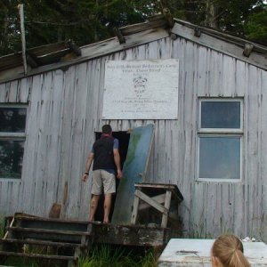First Nations abandoned youth summer camp at the north end of the Goose Group