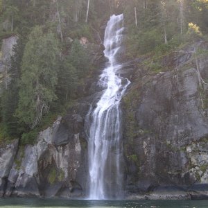 (CAVU) Waterfall in Toba Inlet