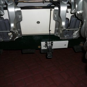 Media 'Mounting transducer with twin Hondas.' in album '(CAVU) fuel tank cover board 01'