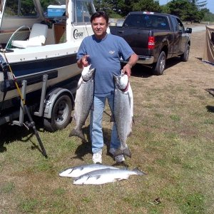 Crescent City salmon caught by me and Father John back in 2005