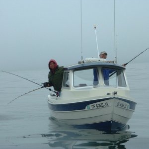Media 'my C-Dory' in album 'Albacore taken about 25 miles out of Half Moon Bay'