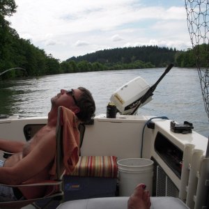 Fishing is tuff work
