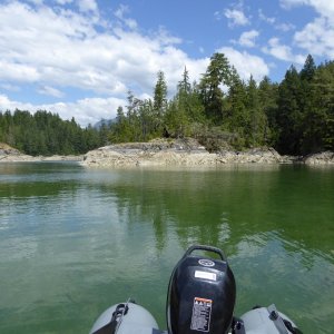 Dinghy exploring