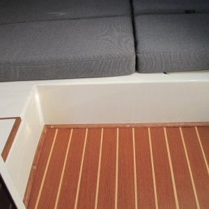 Trim around flooring edges