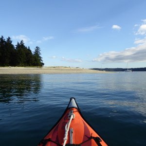 North west point of Blake Island