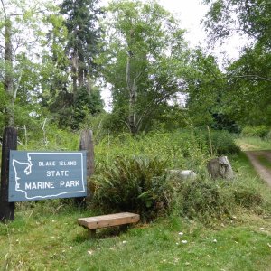 Trail entrance at the North west campsite
