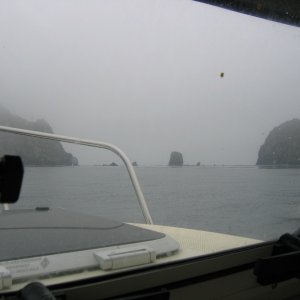 Arriving at Anacapa Island