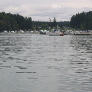Approaching roche Harbor