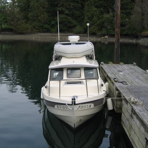 Lil Rascl at guest dock Roche Harbor