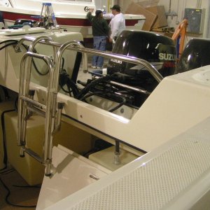 New boat getting rigged