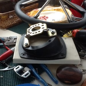 The angle adaptor did not fit my NFB helm, so I had to adapt a bit.