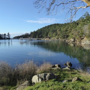 Dock 2 is removed to Mud Bay for the winter