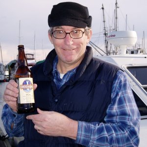 Official beer taster, Steve (C-Jeannie)(Robbi)
