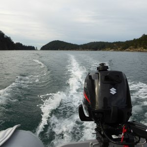 Leaving Fossil Bay