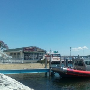 Mackinac Harbor Rescue Boat