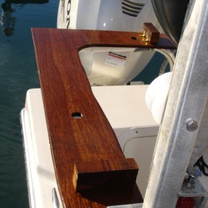 mahogany board to lay pots on