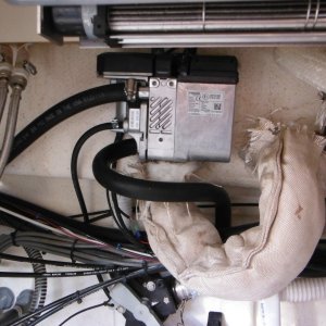 Heating unit under sink