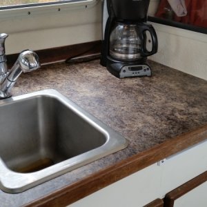 New countertop, Wallas Stove removed
01/24/16