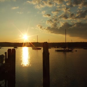 Media 'Daybreak at Fish Creek Marina' in album 'Entering Sturgeon Bay from Lake Michigan'