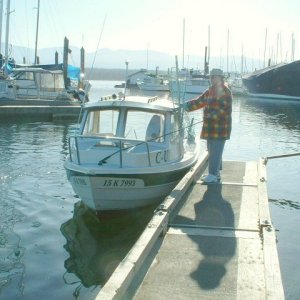Cruising out of Comox Harbour